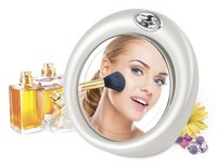Новинка! Двустороннее зеркало косметическое с подсветкой.